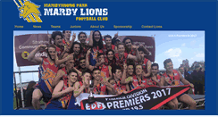 Desktop Screenshot of marby-lions.com